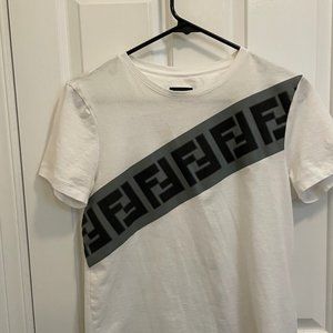 Fendi T-Shirt (White; XS)